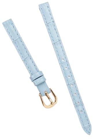 Chlikeyi Armband 8mm 10mm Echtleder für kleine Damen-Uhrenkette
