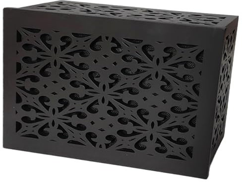 Doorbell Chime Cover Modern Home Decor Chime Box Only Premium Wooden Designed for Doorbell (Deep Grey)