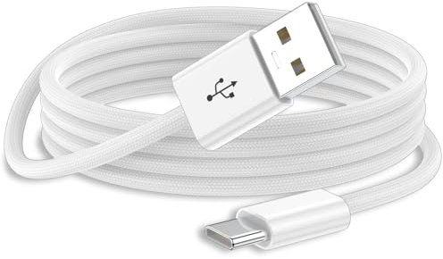 USB C Ladekabel Carplay für iPhone 16e 16 Pro Max für Auto, 18W USB C Kabel 1M Datenkabel Typ C Nylon für iPhone 15 Pro Plus 5G Galaxy A55 A35 A54 A34 A53 Samsung S24 S23 Pixel 9 Pro 8a Android Auto