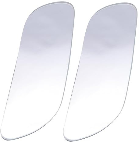CHILDWEET 1paar Extra Langer Weitwinkliger Rückspiegel Für Lkw Hochauflösender Rahmenloser Blindspot Mirror Für Mehr Beim Überholen Und
