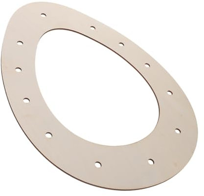 ERINGOGO 1stück Holzblumenkranz -förmige Für Festliche Hochzeits Und Osterdekoration Vielseitiger Wreath Hoop Für Kreative Floralarrangements