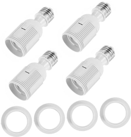 Gadpiparty 1Ensemble Adaptateur de Support de Lampe de Rallonges pour Douilles Ampoule Compatible avec Lampes de Bureau et Variés