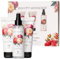 EGYPT-WONDER Bloom of Cleopatra Beauty Set – Geschenkbox mit Duschgel 100 ml, Bodylotion 100 ml & Körperspray 150 ml – Rosenduft – Naturkosmetik für Frauen – Pflege & Feuchtigkeit