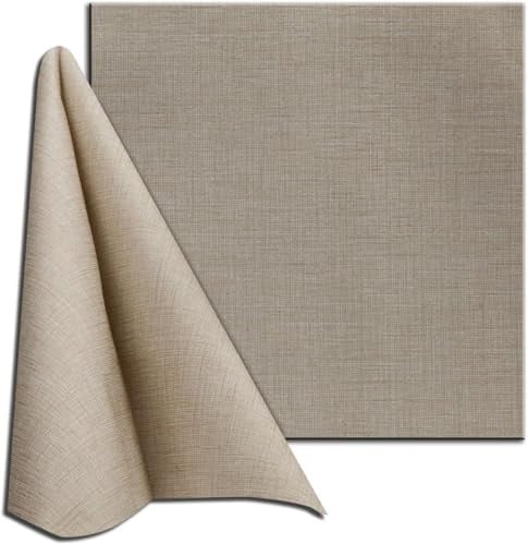 Tovagliolo TNT monouso 40x40 in tessuto non tessuto TORTORA | 50 pezzi | tovaglioli, resistenti | assorbente | simile al tessuto | ideale per ristorazione | HoReCa | Biodegradabile