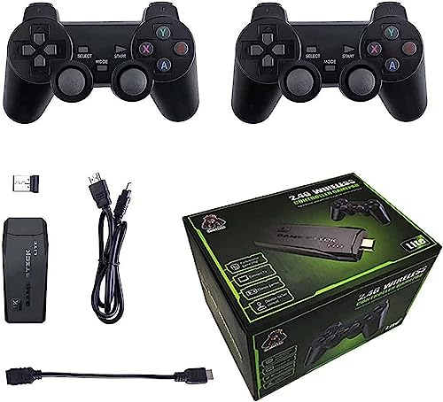 Consola de juegos retro con más de 20000 juegos, controladores inalámbricos, salida de TV 4K, simulador de juegos de arcade