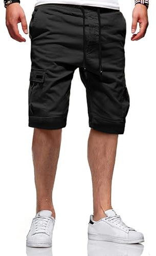 ZITY Mens Cargo Shorts Combat for Men UK Cotton Shorts Multi Pocket Work Casual Summer Short