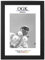 Online-GalleryKing Cadre photo en bois 100 x 80 cm Pin Noir | Photos | Affiches | Puzzles | Galerie | Cadre