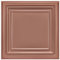 Art3d PVC-Deckenfliesen Kunststoffplatte 61x61cm 12 Stück Braun 4,5 m²