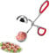 Multiuso per formare crocchette, cucchiaio per polpette, Acciaio Inox Ballers di Carne Antiaderente Ball Maker Pinze di Ghiaccio per Cake Pop, Cucchiaio di Gelato, Frutta, Pasta per Biscotti, Melone