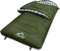 normani 4-in-1-Funktion Extrem Outdoor Schlafsack 'Antarctica' aus Nylon Rip-Stop mit 500 + 250 g/m² Hollow Fiber Füllung 220 x 90 cm Farbe Olive Größe Links