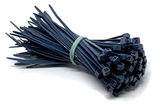 Detektierbare Kabelbinder 200x4,8 mm 100 Stück Kabelbinder für Pharma/Lebensmittelindustrie Metalldetektierbare Kabelbinder blau nicht wiederverwendbar WeltiesSmartTools