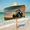 Traktor Strandtuch Kein Sand, Mikrofaser Strandtuch, Badetuch, Strandtuch Für KinderFarming Trecker Traktor Strandtuch Badetuch (A7,70x140cm)