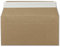 100 DIN Lang Brief-Umschläge Kraftpapier Braun - 11 x 22 cm - 120 g/m² Haftklebung Standard Brief-Kuverts für Taufe & Einladungen von Ihrem Glüxx-Agent