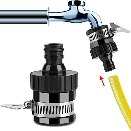 VOBOR Adaptateur Robinet Tuyau Arrosage, Adaptateur Universel Connecteurs Rapide, Sans Filetage, pour Cuisine, Salle de Bain, WC, Jardin