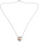 ANNJUC Double Heart Rose Gold Cremation Urn Necklace Pendant Funnel Fill Kit Keepsake Memorial Ashes