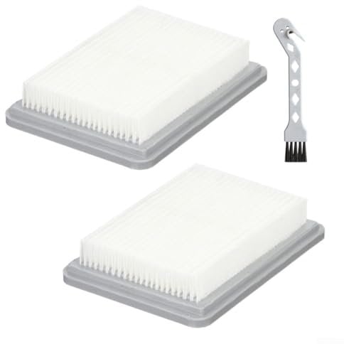 High-Efficiency Flat Pleated Filter For Bosch For UniversalVac 18 Cleaner, Replacement Filter Set Compatible with 18 Cordless Vacuum Including Cleaning Brush(2 PACK)