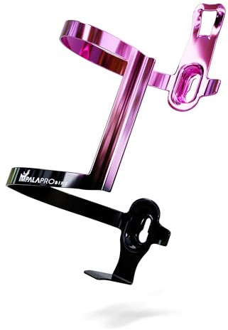 IMPALAPRO Portaborracce per bicicletta laterale MTB e strada ultraleggero 34 g (rosa 1pc)
