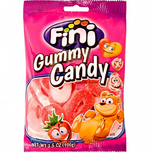 Fini - Sachet Anneaux Fraise - 100g