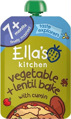 Ella's Kitchen Stage 2 from 7 Months Organic Vegetable Bake 130 g (Pack of 6)