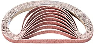 PFERD 620267 Kurzbander BA, Flexible Schleifmittel, Ausführung Korund A, 40 Korngröße, 457mm x 13mm, 100 Stück