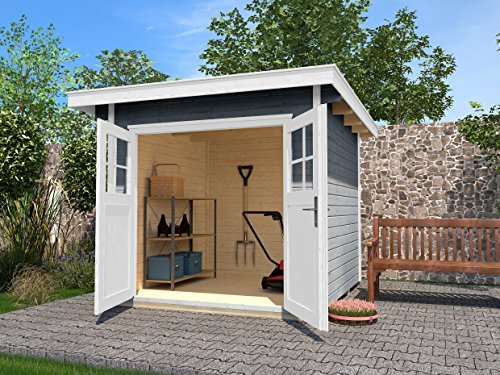 weka Gartenhaus 179 Gr. 3, grau, 28 mm, DT