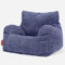 Lounge Pug, Sitzsack Ohrensessel, Pom-Pom Lila