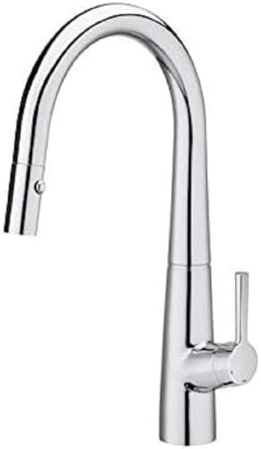Roca A5A812AC00 Mezclador Cocina, Syra, Caño Extraible Ducha, Cold Start, Cromo