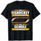 Zum Eishockey Spielen Geboren Zur Schule Gezwungen T-Shirt