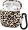 ALNBO Kompatibel mit AirPods-Hülle, weiche Silikon-Schutzhülle für AirPods 2 & 1, Front-LED sichtbar (Leopard)