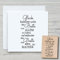 NEWSTAMPS Stempel Glück bedeutet nicht Motivstempel groß aus Holz & Gummi zum Karten basteln, Holzstempel, Sprüche, Spruchstempel, Textstempel, Schrift, Scrapbook, Textilstempel, Deko