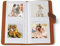 Berfea Mini Fotoalbum für Fujifilm Instax Square SQ6, 80 Taschen für Instax Square SQ1/SQ10/SQ20/SQ6 und SHARE SP-3 Polaroid Drucker, braun