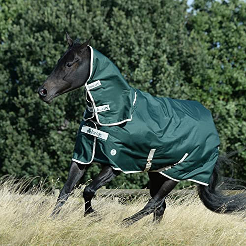 Bucas Green-Line Turnout 125 Pferdedecke 100g, Green/Cream