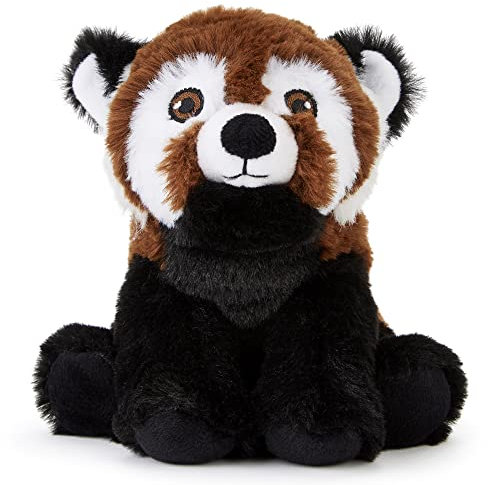 Zappi Co 100% recycelte Plüsch-Plüschtiere - Weiche und kuschelige Stofftiere, perfekte Begleiter für Kinder und Neugeborene (13-15cm) (Roter Panda)