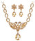 TTPSRY Schwan Schmuckset Kristall Halskette Ohrringe Damen Elegant Luxus Schmuck Glänzend Tropfen Anhänger Hochwertig