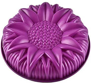 Trjgtas 10-Zoll-Runde Silikon-Kuchen-Backform, handgemachte Brotschale Silikon-Kuchen-Backform