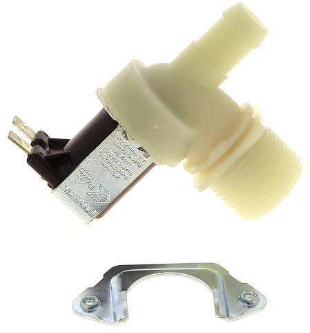 ELECTROVANNE 1 VOIE 90° 13 MM pour LAVE LINGE BRANDT - 55X8399