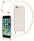 Coalbooliy Handyband für iPhone 7/8/iPhone SE 2022/SE 2020 Hülle 4,7 mit Band, Handyhülle Kameraschutz Silikon Necklace Stoßfeste Schutzhülle mit Kordel zum Umhängen Cover für Mädchen, Weiß