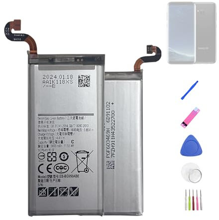HIGHAKKU Batterie de rechange EB-BG950ABE compatible avec Samsung Galaxy S8 SM-G950 G950V G950A G950T G950P G950R4 avec outils