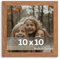 VictoR Bilderrahmen Dali 10x10 cm Braun - Fotorahmen Holz - Quadratischer Bilderrahmen Braun 10x10 - moderner Holzrahmen mit bruchsicherem Acrylglas