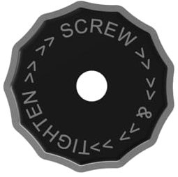 GP Dado di fissaggio manopola per spremiagrumi, ricambio per Zummo Z06, Z14, Z40 (V0293B-1) – (1 pezzo)
