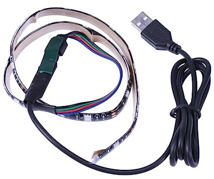 POPETPOP bande de lumière menée éclairage de nouveauté dirigé Flexible marche cordon lumineux souple lumières de corde changeant de couleur lumières LED pour chambre lumières de noël plates