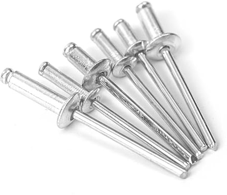Kernziehnieten 120-teiliges Nietwerkzeug-Set, Sortiment an Popnieten, Möbelnieten, Kuppelkopf-Blindnieten, Muttern, Werkzeug
