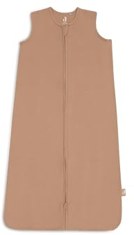 Jollein Jersey Schlafsack Baby – 70cm – Little Waffle – Light Terra – 95% Baumwolle 5% Elastan – 0.5 TOG – Sommerschlafsack Baby – OEKO-TEX Zertifiziert