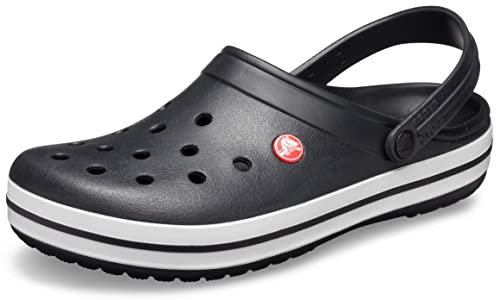 Crocs Unisex Erwachsene Crocband Clog Clog, Black, 38/39 EU