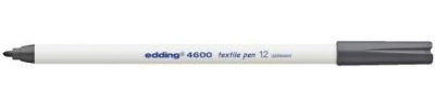 Edding Textilmarker edding 4600 - Rundspitze, 1 mm, grau