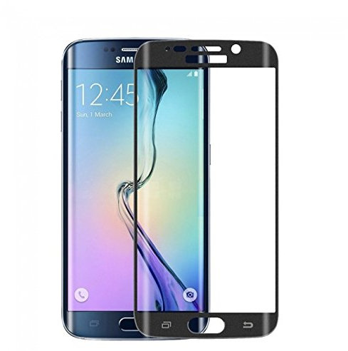 itronik® 9H Hartglas Schutzglas für Samsung Galaxy S7 Edge/Displayschutzglas/Display Schutz Folie/Schutzglas/Echte Glas/Verbundenglas/Glasfolie - schwarz
