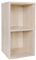 FineBuy Standregal Holz 30x60x30 cm Modern Regal Klein, Wandregal Ablageregal Schmal, Kleines Bücherregal 2 Ablagefächer, Schmales Design Holzregal Nischenregal