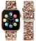 Cinturino luccicante da donna, compatibile con Apple Watch Band 38 mm, 40 mm, 41 mm, Sparkle iWatch di ricambio per donna, ragazza, donna, compatibile con iWatch serie 7/6/5/4/3/2/1/SE