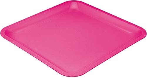Zak Designs Seaside Teller, Melamin, Pink, 26 mm X 26 mm X 1 mm