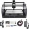RATTMMOTOR CNC 3018 Pro Max Macchina fresatrice per incisione, 420 x 350 x 270 mm, 3 assi GRBL, controllo ER11 per intaglio su PVC, fresatrice per il fai da te